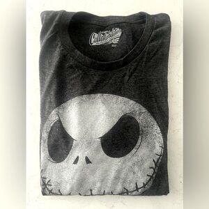Men’s Size L Jack Skellington Dark Grey Tee - Worn Once - Super Soft